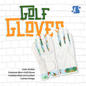 Guante de Golf Blanco de PU para Mano Derecha, con Patrón en Relieve, Antideslizante, Transpirable, con Cierre de Velcro para Ciclismo y Deportes - Product Image 5