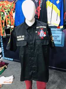 Camisa Dickies Negra con Bordado del Logotipo de los Caballeros Templarios y Masónicos - Product Image 2
