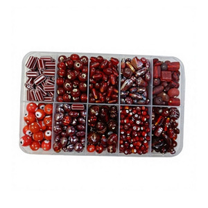 Handmade <b>Crystal</b> and Glass <b>Beads</b> Set for <b>Bracelet</b>, Necklace and Earring Making Supplies - Product Image 1