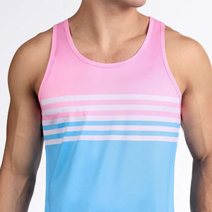 Hot Sale Custom OEM Reglan Sleeveless Multi Color Tank <b>Top</b> High Street New Fashion Wear <b>Longline</b> Regular Fit Streetwear Singlet - Product Image 3