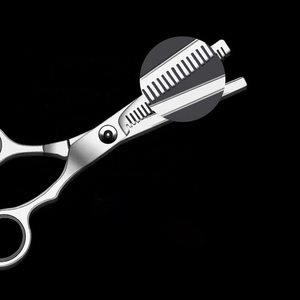 Professional Steel Sharp Blade Tip Pet Hair Grooming <b>Scissors</b> Set with Pu Leather - Product Image 3