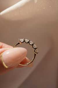 Anillo de boda de media eternidad con diamantes cultivados en laboratorio, ovalados, de 2 CTW, de 5,65 mm de ancho - Product Image 3