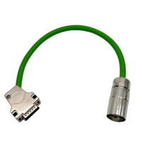 Connecteur de signal servo DIN M23 12 pôles BAYMRS vers DSUB 9/15/25 broches avec câble de commande servo IP67 1000V