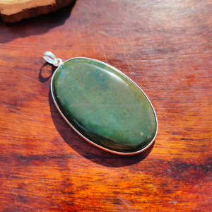 Colgante de Plata de Ley 925, colgante de piedras preciosas de sangre, joyería de piedras preciosas de plata hecha a mano, colgante de piedra de sangre para ella - Product Image 5