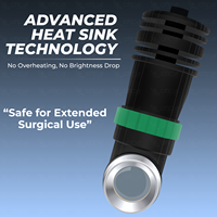 Lampe frontale dentaire sans fil OTICA à LED, luminosité réglable, pour examen chirurgical, avec loupes binoculaires, certifiée CE, éclairage chirurgical