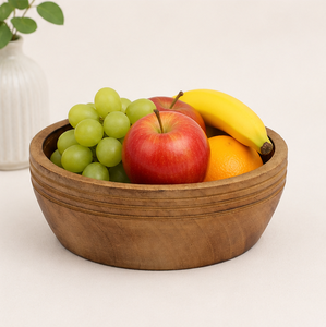 Handcrafted Natural Wood Serving <b>Bowl</b> <b>Large</b> Eco-Friendly <b>Wooden</b> Salad <b>Bowl</b> for Kitchen and Home Decor Custom Logo Wholesale - Product Image 6