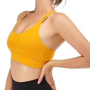 Top Selling Product Custom Workout Gym <b>Bra</b> Sale 2025 New Style Lightweight Comfortable Seamless High Support Women Sports <b>Bra</b> - Product Image 1