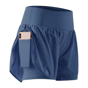 กางเกงออกกำลังกายสำหรับผู้หญิง กางเกงวิ่งเอวสูงสำหรับออกกำลังกายในยิม พร้อมซับในและกระเป๋าใส่โทรศัพท์ ชุดโยคะ ฟิตเนส และชุดออกกำลังกาย - Product Image 2