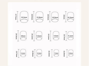 Pegatinas de <span class=keywords><strong>Uñas</strong></span> con Diseño de Pastel de Caramelos y Puntos de Estilo Francés para Niñas, Adhesivos Removibles para <span class=keywords><strong>Uñas</strong></span> con Animales Lindos, 24 Piezas - Product Image 5
