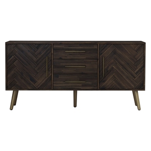 Industrial Modern 1.65M <b>Sideboard</b> Wooden Buffet Cabinet Frame Wooden Storage Cabinet Furniture for Dining and Bedroom - Product Image 2