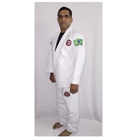 Kimono de Jiu Jitsu Brasileño, Karate y BJJ de Primera Calidad, Unisex, 350 GMS, Algodón de Alta Calidad, Hecho a Medida, Ropa de Artes Marciales OEM EVI