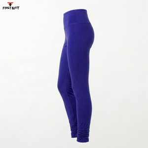 Best Sellers High Waist Knitted <b>Leggings</b> <b>with</b> <b>Pockets</b> Plus Size Workout Gym Fitness Yoga Pants Breathable Seamless 100% Cotton - Product Image 6