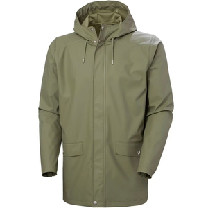 Manteau d'hiver pour homme à manches longues, décontracté, 100% fibre de bambou, séchage rapide, col montant, simple boutonnage, veste noire - Product Image 6