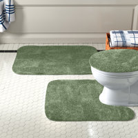 Tapis de sol personnalisé en peluche épaisse de haute qualité, tapis de salle de bain simple et absorbant, paillasson carré antidérapant pour salle de bain - Product Image 2