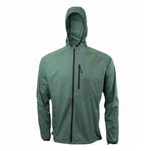 Veste coupe-vent en polyester pour homme avec capuche, personnalisable, pour le sport, la ville, le cyclisme et la pluie, coupe droite, vente en gros - Product Image 1