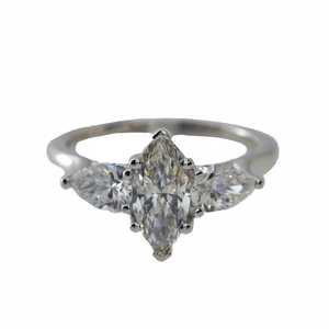 2 CT Lab Grown VVS2 <b>Diamond</b> <b>Ring</b> in 18K Gold Plated | Luxury Engagement Wedding <b>Ring</b> | Elegant Bridal Jewelry - Product Image 2