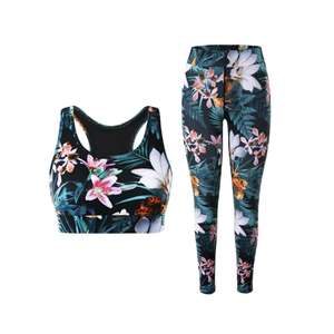 Women Yoga Fitness Suit High Waist Legging Yoga Set gym Running Sports <b>Bra</b>/sportswear For Women - Product Image 3