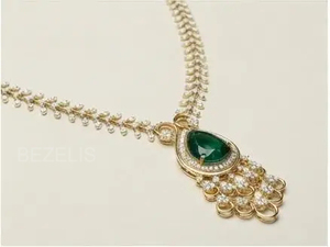 Collar con Colgante de Diamante Cultivado en Laboratorio, Corte Ovalado, Oro Blanco de 18K, Hecho a Mano, con Piedras Brillantes Certificadas y Sostenibles - Product Image 3