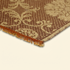Alfombra DECORDEC Cocoa Rosette Marrón Beige, Hecha a Mano, Ecológica, Antideslizante, con Diseño Floral Tradicional, para Sala de Estar, Dormitorio, Hotel - Product Image 6