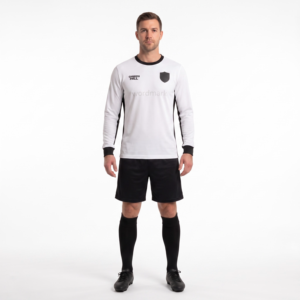 Maillot de gardien de but à manches longues personnalisé Pro Fit en polyester recyclé, vêtements d'équipe de football OEM/ODM - Product Image 1