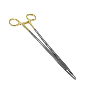 Porte-aiguilles chirurgical Mayo Hegar réutilisable avec poignée dorée, équipement chirurgical de qualité supérieure pour salle d'opération - Product Image 1