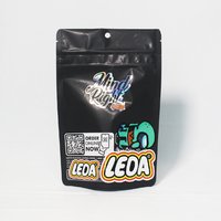 Sachet Doypack Personnalisé en Aluminium Holographique avec Fermeture Zip, Haute Barrière, Anti-Lumière, pour Emballage de Café, Thé, Épices