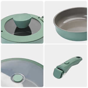 Premium Grade Non Stick Frying Pan With Soft Grip Handle And Fast Heating Technology Non-Stick Fry Pan - Product Image 6