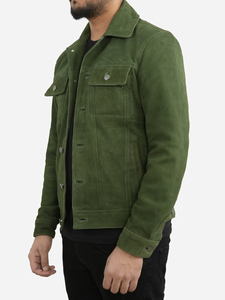 <b>Mens</b> <b>Suede</b> <b>Jacket</b> Classic Heritage Outerwear Soft Finish Stylish Fit OEM Custom Wholesale Manufacturer Sample Service Available - Product Image 2