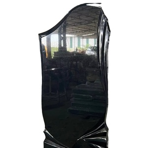 Lápida de Granito Negro Absoluto, Lápidas Indias, Monumentos de Diseño Moderno para Uso Conmemorativo, Grabados Personalizados de Calidad Superior - Product Image 5