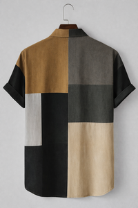 เสื้อเชิ้ตแฟชั่นสไตล์เกาหลีสำหรับผู้ชาย – เสื้อเชิ้ตติดกระดุมแนวสตรีทลำลองขนาดใหญ่ทันสมัยสำหรับเด็กชาย - Product Image 4