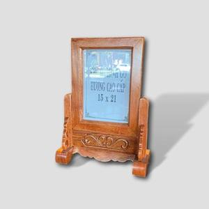 Handcrafted Rosewood Ancestral Photo Frame Wooden Tabletop Frame for Home Altar Decor - Product Image 5
