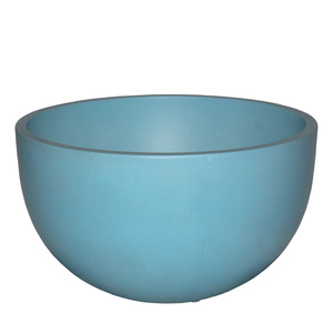 <b>Round</b> Blue GFRC Hospital Bathroom Sink <b>Basin</b> Minimalist Design Durable Eco-Friendly Vanity Use - Product Image 5
