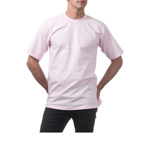 Nueva Llegada, Camiseta de Hombre Lisa, Talla Grande, 100% Algodón, Tejido de Rizo, Transpirable y Elástica - Product Image 1