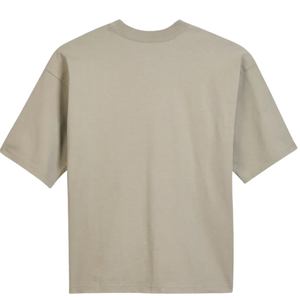 เสื้อยืดโอเวอร์ไซส์ทรงบ็อกซี่ สีเนื้อ ผ้าฝ้ายพรีเมียม ทรงหลวม แขนสั้น สไตล์ลำลอง สตรีทแวร์ เสื้อเปล่า รับสกรีนลาย - Product Image 2