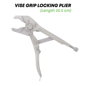 คีมล็อคแบบ Vise Grip ขนาด 20.5 ซม. ทำจากสแตนเลสสตีล สำหรับศัลยกรรมกระดูกและข้อ โดย Mahfooz Instruments - Product Image 2
