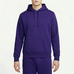 Sweat-shirts à capuche en molleton chaud d'hiver 100% coton de haute qualité, personnalisés pour hommes, épais, avec patch brodé - Product Image 1