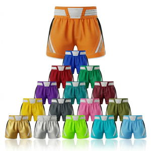 Shorts de Muay Thai de haute qualité à prix abordable, OEM ODM, pour l'entraînement, le combat, les arts martiaux, le MMA, le kickboxing, la gym, les vêtements de sport, shorts en sublimation - Product Image 1