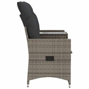 Sofá de Jardín Reclinable Gris para una Relajación Cómoda al Aire Libre - Product Image 5