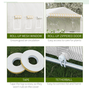 โรงเรือนปลูกพืชแบบเดินเข้าได้สำหรับสวนในร่มและผักในร่ม - Product Image 6