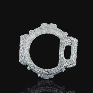 Lunette de montre personnalisée avec diamants, pièces de montre de luxe hip-hop - Product Image 2