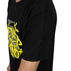 T-shirt décontracté pour homme de haute qualité, style streetwear, surdimensionné, long, premium, uni, personnalisable avec logo OEM. - Product Image 3