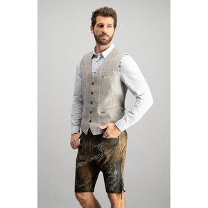 Pantalones Cortos Bávaros de Cuero Genuino para Hombre, Lederhosen Alemanes Premium al por Mayor, Traje Tradicional Bordado Auténtico para el Oktoberfest - Product Image 4