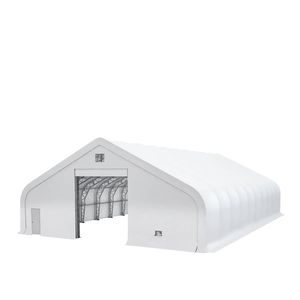 Tenda di Stoccaggio Professionale a Doppia Struttura 50FT X 55FT con Copertura in PVC 32 oz e Porte Passanti - TMG DT5055 PRO - Product Image 1