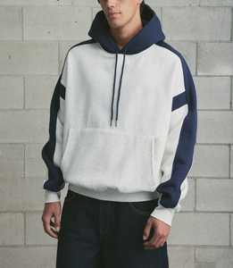 Sudadera con Capucha para Hombre, Estilo Moderno 2026, Bloques de Color, Algodón Premium, Felpa Ecológica, Suave, Cómoda y Confortable, Estilo Urbano, Corte Holgado - Product Image 2