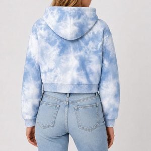 Sudadera Corta de Algodón 100% Suave para Mujer, Ligera, de Manga Larga, para Gimnasio, Correr, Moda Urbana - Product Image 4