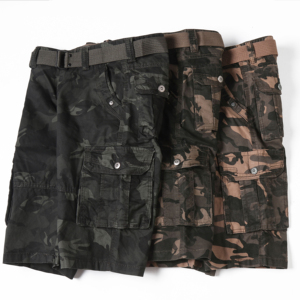 New Best Selling <b>Camo</b> High Quality Mid Waist <b>Cargo</b> Shorts <b>Men</b> Casual Plain Custom Summer Sports Breathable Quick Dry - Product Image 1