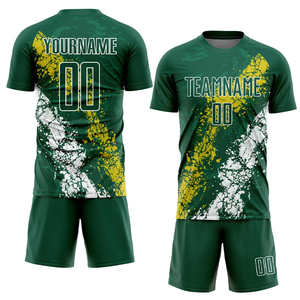 ชุดฟุตบอลสไตล์เรโทรแบบกำหนดเอง ชุดเต็มรูปแบบ พิมพ์ลายแบบ Sublimation สำหรับผู้ใหญ่และเด็ก จำหน่ายส่ง - Product Image 4