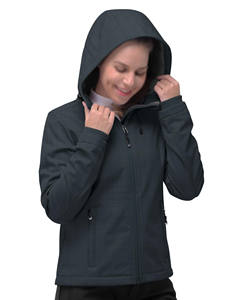 Chaqueta Softshell para Mujer, Impermeable, Antibacteriana, con Forro Polar Suave, con Capucha - Product Image 2