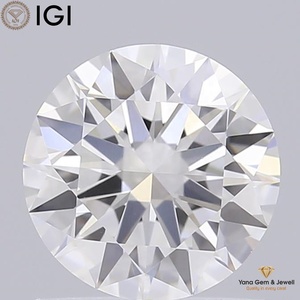 เพชรทรงกลม Royal Sparkle ขนาด 6.76 มม. เพชร CVD ผลิตในห้องปฏิบัติการ รับรองโดย IGI น้ำหนัก 1.20 กะรัต สี E ความสะอาด VVS1 สำหรับออกแบบเครื่องประดับตามสั่ง - Product Image 1