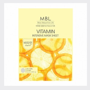 Masque en tissu Embiel Vitamine Intensive, 10 masques en tissu pour le visage, masque coréen pour une peau de verre - Product Image 2